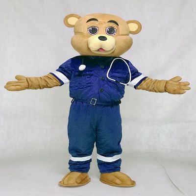 rushopn Doctor Bear Mascot Costumes Animal