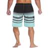 unitop Men's Colortful Swim Trunks Bathing Beach Board Shorts with Lining Light Green-32 view 3