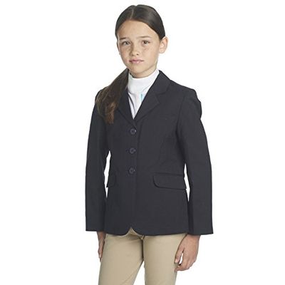 Ovation Destiny 3 Button Child Show Coat 8R Navy