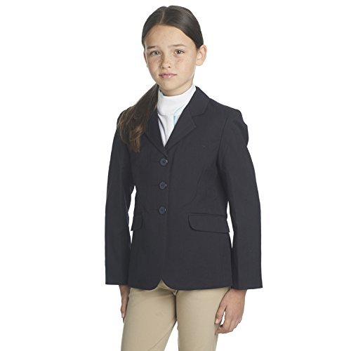 Ovation Destiny 3 Button Child Show Coat 8R Navy