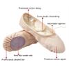 Nexete Ballet Shoes Slippers Classic Canvas Split-Sole Dance Slippers for Toddler Kid Girl Boy Women (Women EU 38 / US 7, Ballet Pink) view 3