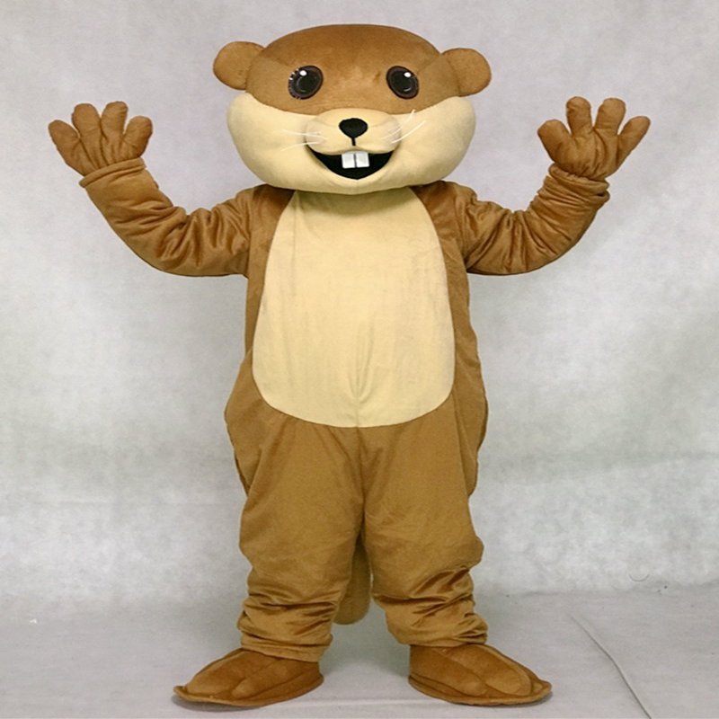 rushopn Benny Beaver Mascot Costumes school mascots head
