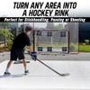 Better Hockey Extreme Dryland Flooring Tiles - Synthetic Ice Panels for Hockey, Professional Quality Training Aid for Shooting, Passing and Stickhandling - Total Size 22.5 Square Feet, 10-Tile Pack view 2