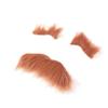 BinaryABC Halloween Costumes Self Adhesive Fake Eyebrows Beard Moustache Facial Hair,Halloween Party Supplies (Brown) view 2