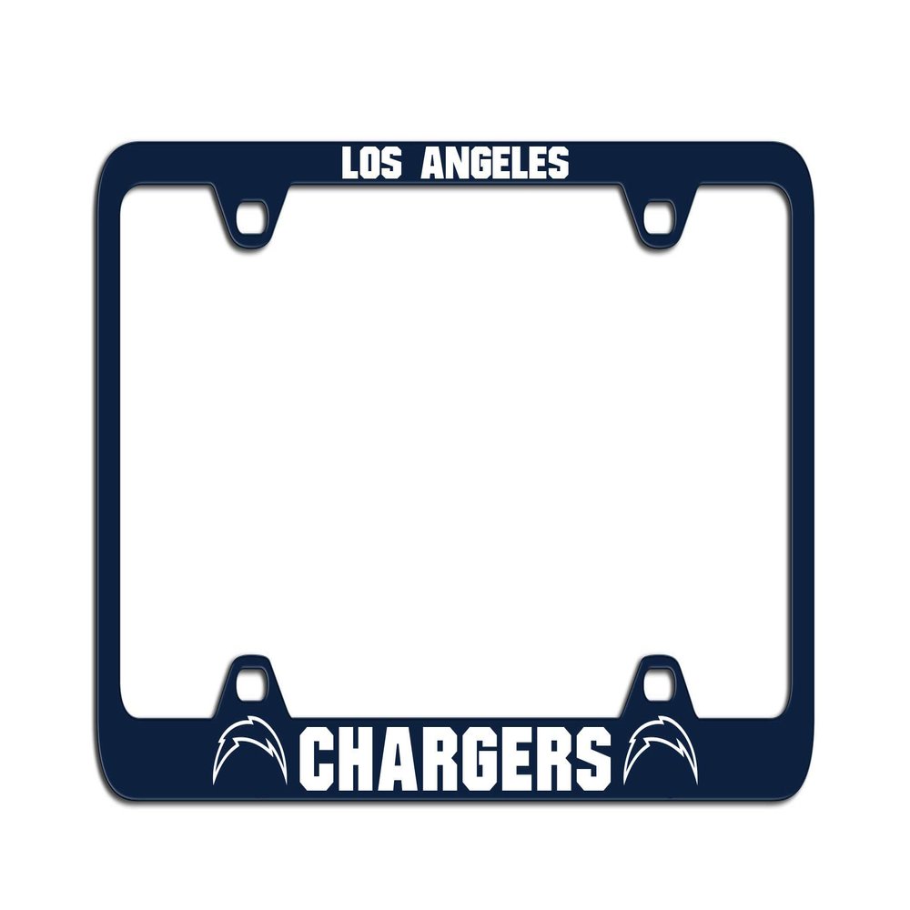 BSI NFL Los Angeles Chargers Laser License Plate Frame, One Size, Multicolor