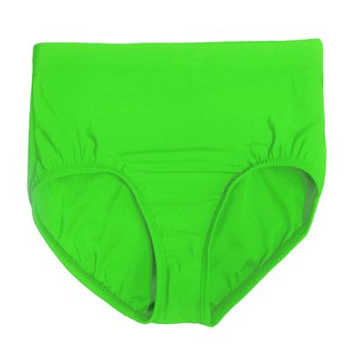 Sookie Active Classic Cheer Briefs (Lime, Girls, Youth - 4-6)
