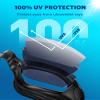 Aegend Swim Goggles, 2 Pack Swimming Goggles No Leaking Adult Men Women Youth, UV Protection, Anti Fog, Light Black & Deep Black view 3