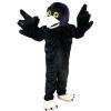 Black Short-Haired Eagle Costume Mascot Wholesale Custom Made Characteristic Fursuit view 3