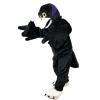 Black Short-Haired Eagle Costume Mascot Wholesale Custom Made Characteristic Fursuit view 4