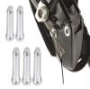 100PCS 100PCS Aluminum Alloy Brake Cable Tips Crimps Derailleur Shifting End Cover Core Inner Wire Ferrules(Silver) view 2