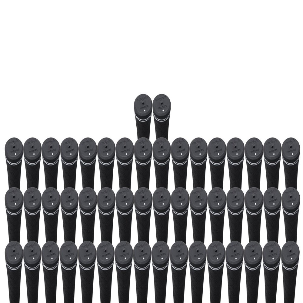 150 pcs - Tour Pro Soft Black Midsize Golf Grips
