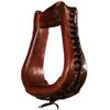Circle Y Leather Laced Stirrup 3 Walnut view 2