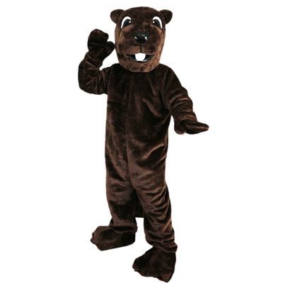 Brown hamster Mascot Costume Cartoon Character Adult Sz Real Picture