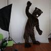 Brown hamster Mascot Costume Cartoon Character Adult Sz Real Picture view 3