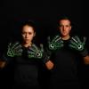 Renegade GK Triton Raider Goalie Gloves with Pro-Tek Finger Savers | 3.5+3mm Super Grip & 4mm Duratek | Black & Green Soccer Goalkeeper Gloves (Size 8, Youth-Adult, Roll Cut, Level 2) view 3