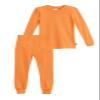 City Threads Kids Thermal Underwear Set Made in USA Sensory Friendly Kids Long Johns, Thermal Set for Boys Base Layer for Ski Orange view 1