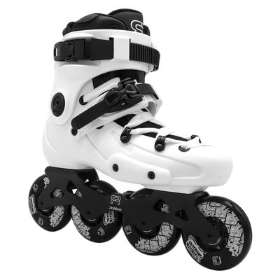 FR Skates FR1 White 80 2019 Inline Skates for Freeride, Slalom, City Skating. Popular French Brand (M US 10 / EU43)