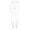 Pumper Joes White Women Fitness Leggings Stretch High Waist Face Pants - L view 1