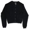 ZUNIE Girls Knit Cardigan (XS (3/4)) Black view 1