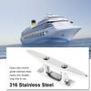 4" Stainless Steel Boat Mooring Dock Cleat Deck Rope Cleat for Marine Yacht view 4
