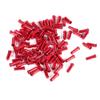 100PCS 100PCS Aluminum Alloy Brake Cable Tips Crimps Derailleur Shifting End hat Core Inner Wire Ferrules(Red) view 1