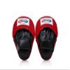 Fairtex FMV9 Contoured Focus Mitts |Striking Accuracy & Protection for Boxing, Muay Thai, Kickboxing |Ergonomic Design, Soft Padding, Secure Fit Leather -(Black/Red) view 4