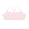 Kurve Girls' Underwear Crop Training Bra, Seamless Racerback Crop Top, UV Protective Fabric UPF 50+ (Made with Love in The USA), Baby Pink, Small/Medium (Ages 4-8) view 1