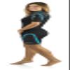 Cressi Playa Flex Lady 2.5mm, Black/Azure, XS view 2