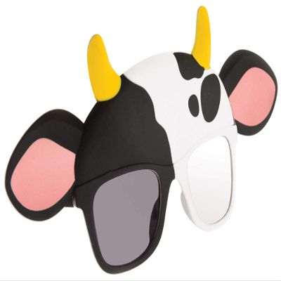 amscan Farm Cow Fun Shades - Standard Adult Size, 1 Pc