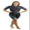 Cressi Playa Flex Lady 2.5mm, Black/Azure, S view 1