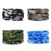 SMEHCF 4 Camo Headband Bandana Balaclava Half Face Mask Shield Head Hair Scarf Neck Gaiter Hat Multipurpose For WoMen Men Breathable Reusable Washable Brown Blue Green Black White Forest view 2