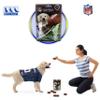 NFL New England Patriots PET GIFT BOX with 2 Licensed DOG TOYS, 1 Logo-engraved NATURAL DOG TREAT, 1 NFL JERSEY, 1 NFL Puppy Training Bells & 1 Car Seatbelt view 3