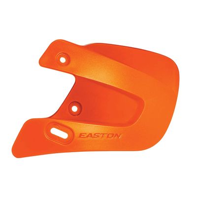 EASTON EXTENDED JAW GUARD, Left-Handed Batter, Orange