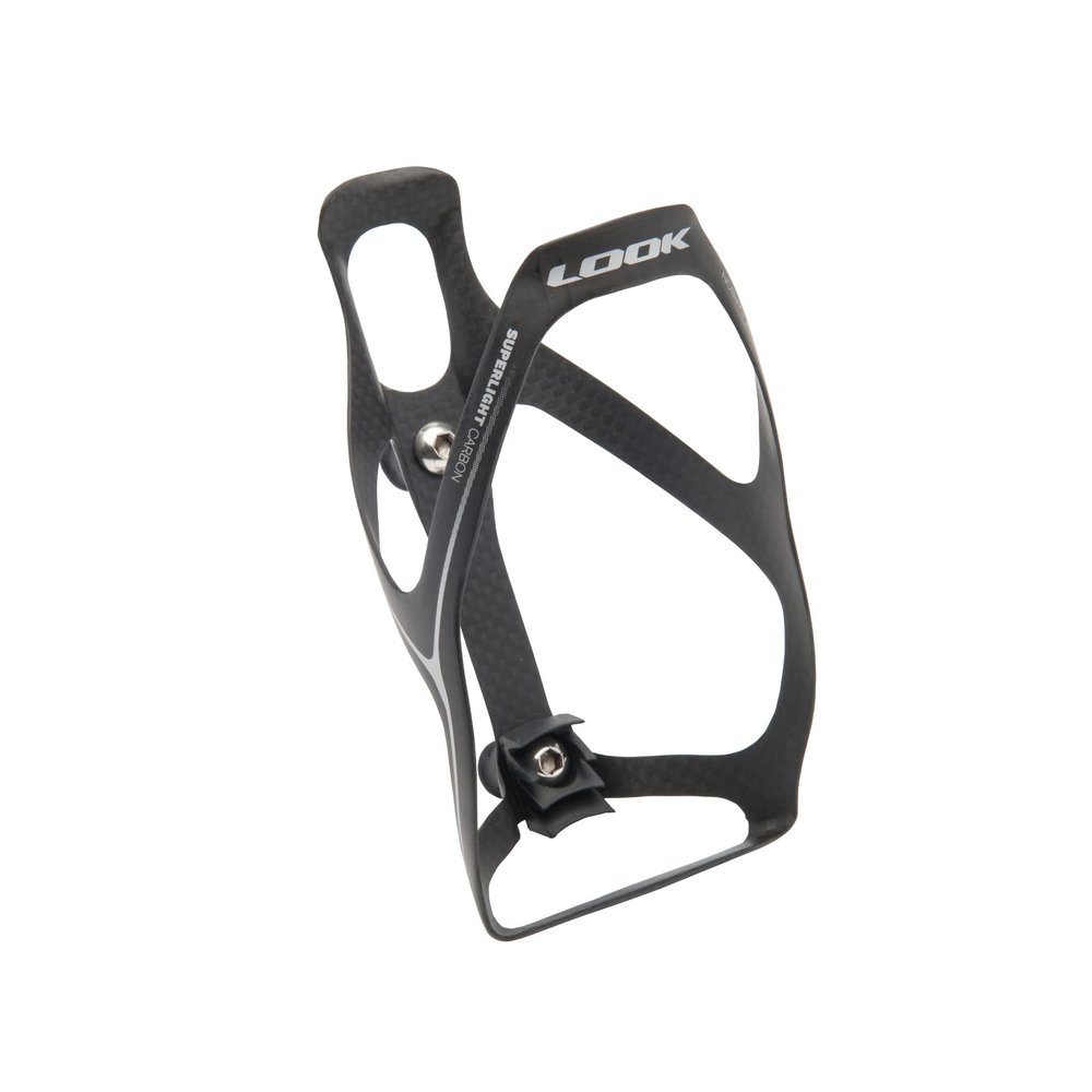 LOOK Unisex - Adult Super Light Bottle Holder, Black/Silver Matt, One Size
