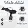 Hitorhike Fishing Rod Holder Universal Fit Kit with Mount Allows for 360-degree Adjustment Kayak Fishing Boat Rod Holder (Fishing Rod Holder x2+Rail Mount x2) view 2