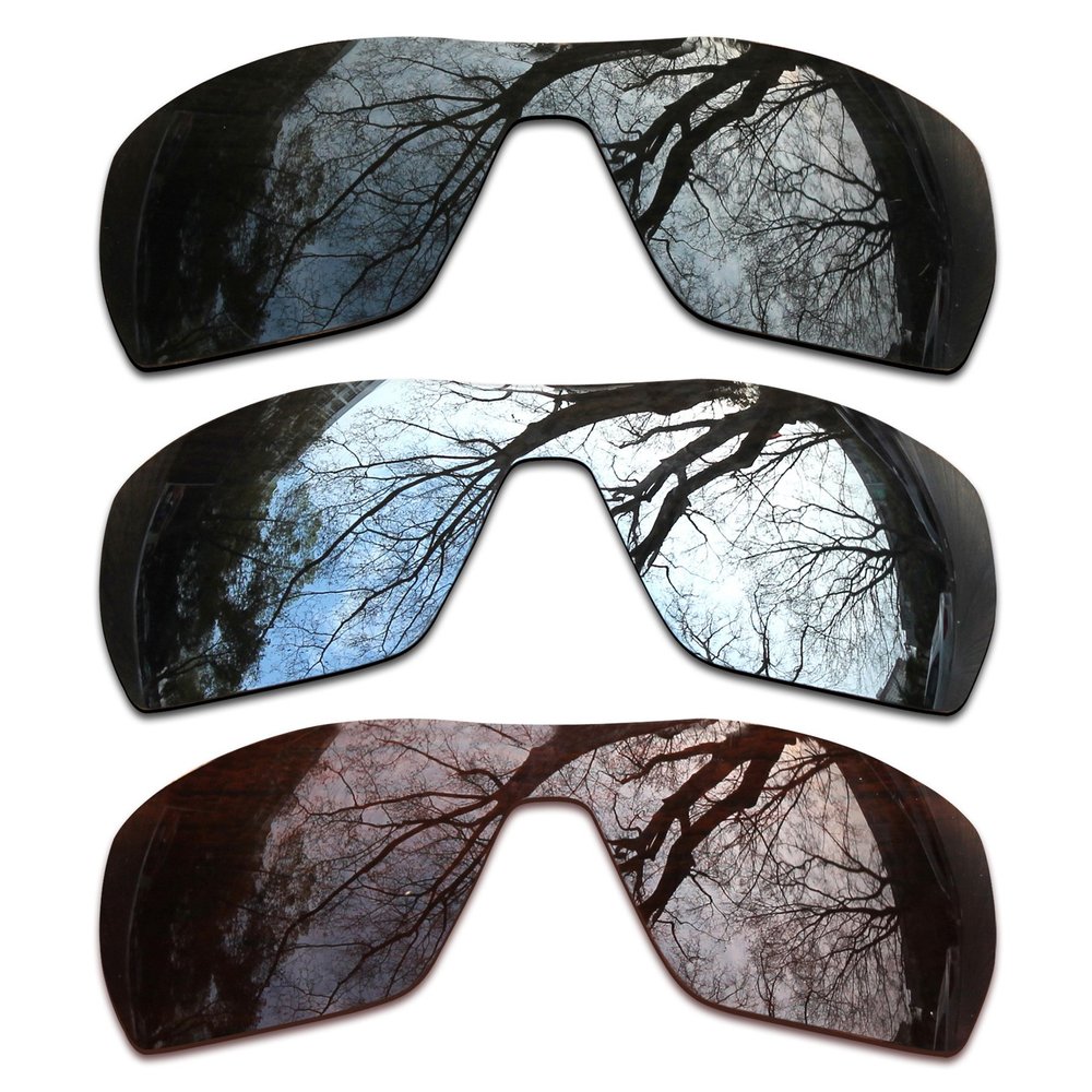 3 Pair Polarized Replacement Lenses for Oakley Offshoot Pack-BSB1