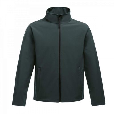 Regatta Mens Ablaze Printable Softshell Jacket (L) (Dark Spruce/Black)