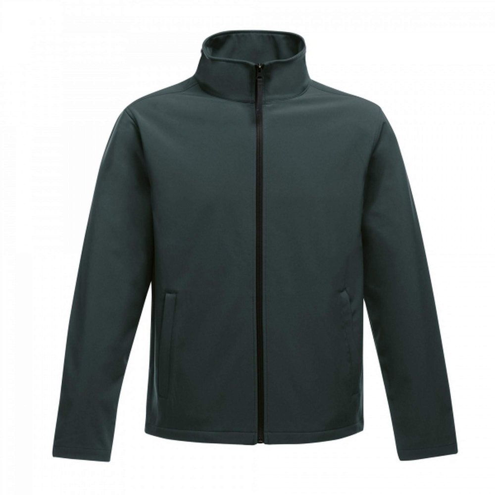 Regatta Mens Ablaze Printable Softshell Jacket (L) (Dark Spruce/Black)