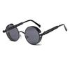 Metal Round Steampunk Sunglasses Men Women Fashion Glasses - 1 view 1
