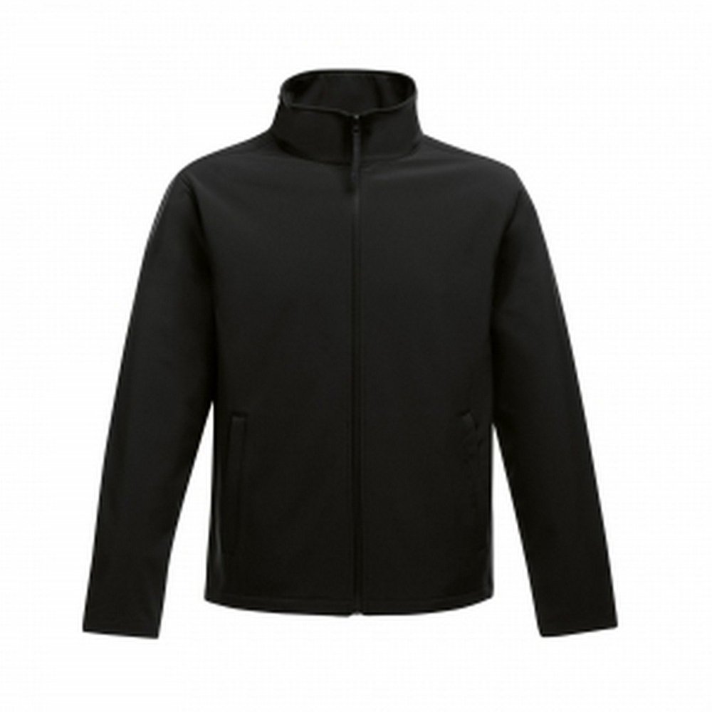 Regatta Mens Ablaze Printable Softshell Jacket (L) (Black/Black)