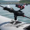 Hitorhike Fishing Rod Holder Universal Fit Kit with Mount Allows for 360-degree Adjustment Kayak Fishing Boat Rod Holder (Fishing Rod Holder x2+Rib Mount x2) view 4