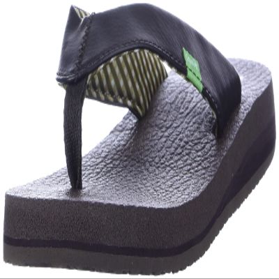 Sanuk Women's Yoga Mat Flip-Flop (37-38 M EU / 7 B(M) US, Brown)