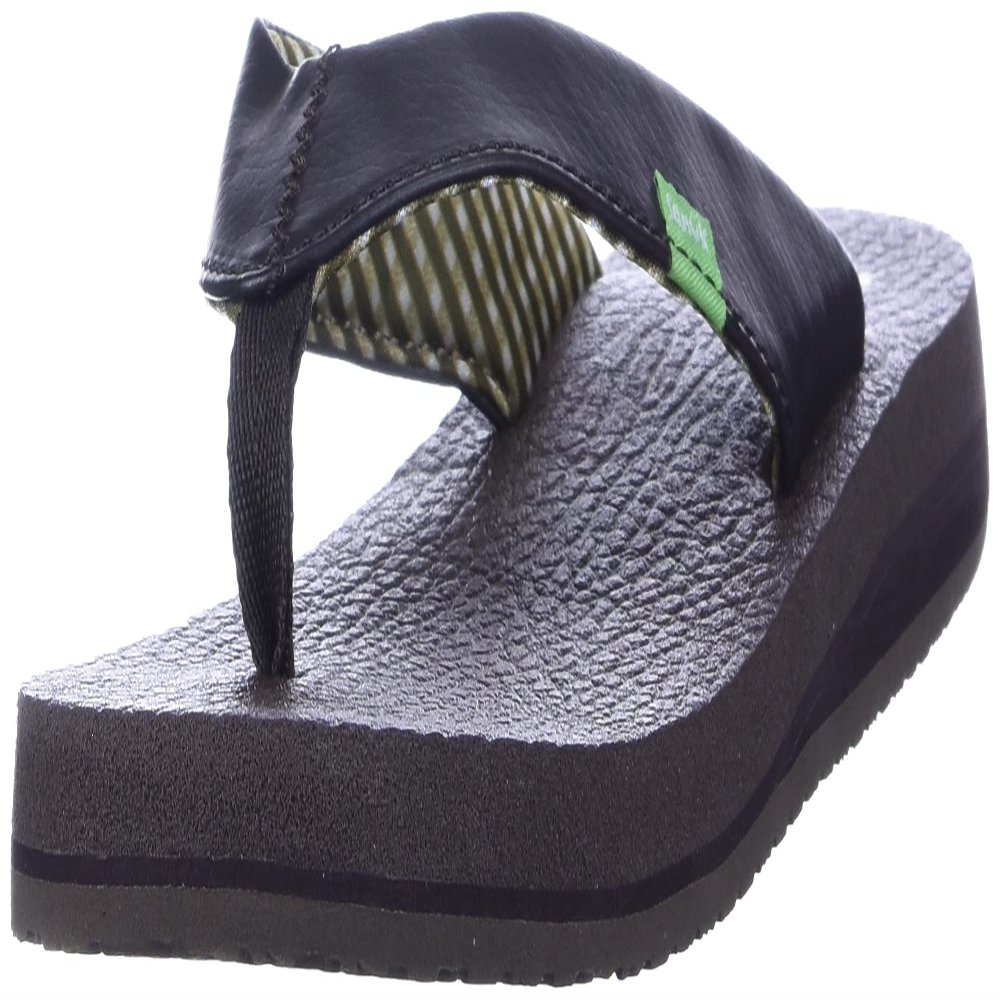Sanuk Women's Yoga Mat Flip-Flop (37-38 M EU / 7 B(M) US, Brown)