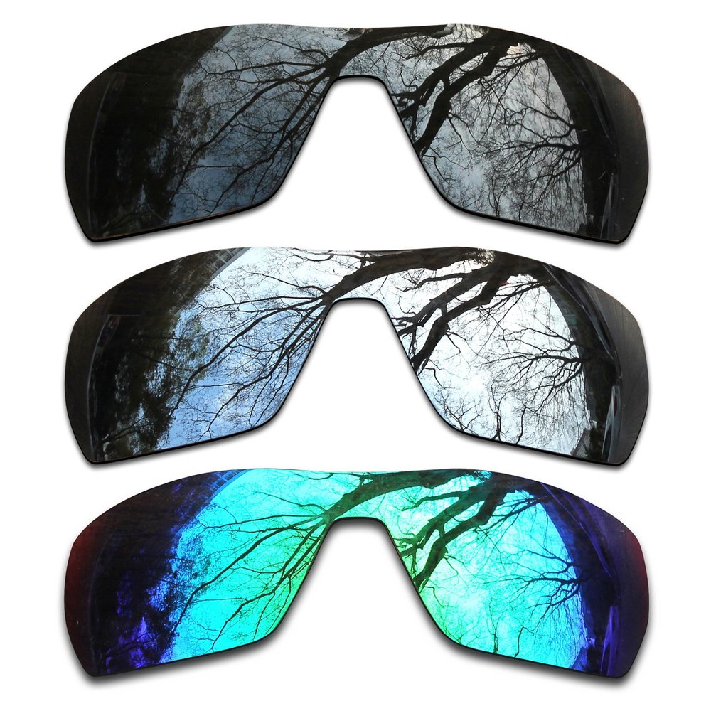 3 Pair Polarized Replacement Lenses for Oakley Offshoot Pack-BSE4