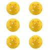 A&L Pickleball Balls, New Concept True Flight Design 26 Hole Indoor Pickleball Balls Set of 6, for Outdoor or Indoor (indoor-26holes-yellow) view 1