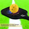 A&L Pickleball Balls, New Concept True Flight Design 26 Hole Indoor Pickleball Balls Set of 6, for Outdoor or Indoor (indoor-26holes-yellow) view 3