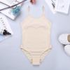 YiZYiF Big Girls' Camisole Tank Gymnastics Ballet Underwear Leotards with Adjustable Nude+Clear Straps Nude 10-12 view 4