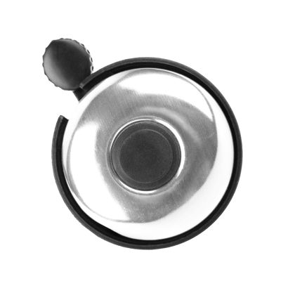 Aluminum Bike Bell, Loud Sound Bicycle Bell for Adults Kids Girls Boys (Silver)