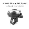 Aluminum Bike Bell, Loud Sound Bicycle Bell for Adults Kids Girls Boys (Silver) view 2
