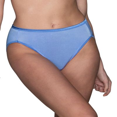 Vanity Fair Women's Illumination Hi Cut Panty 13108 Underwear, MOCKINGBIRD, 3X-Large/10